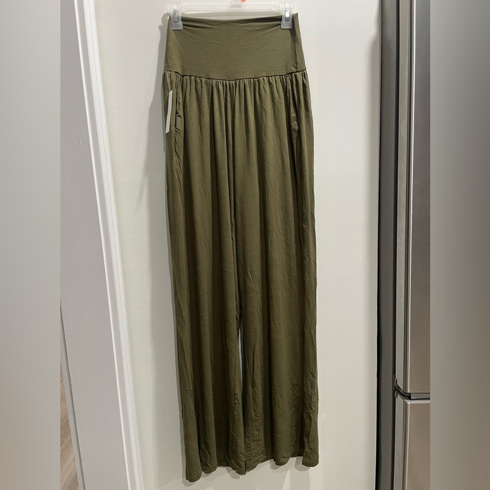 Ododos Loose Yoga Bottoms-Viscose - Picture 2 of 8